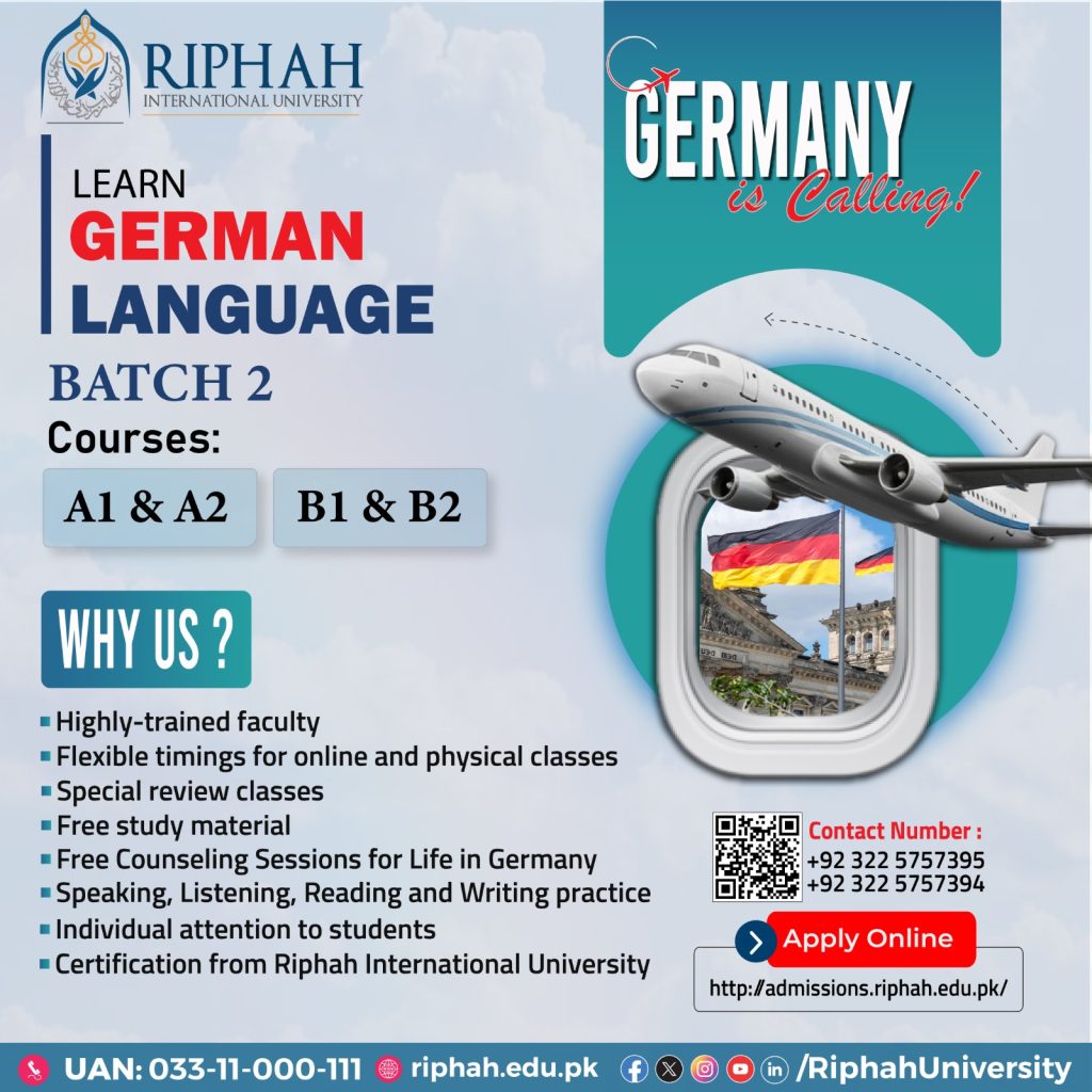 Admission Open in German Language